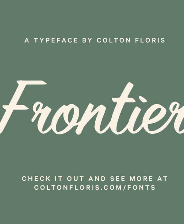 FRONTIER - Script Font