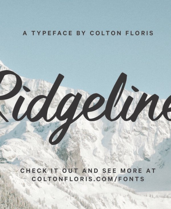 RIDGELINE - Script Font